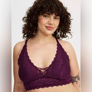 Torrid Purple Lace Bralette